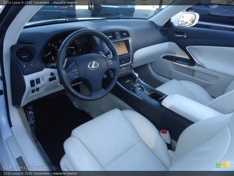 Alabaster Interior Photo for the 2010 Lexus IS 250C Convertible #76147494