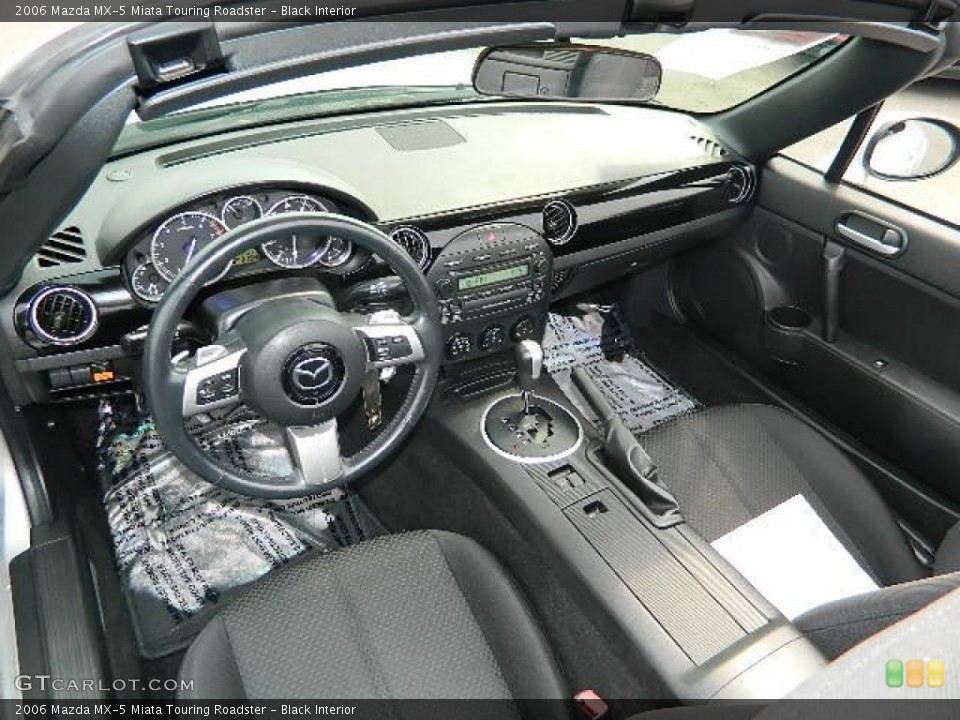 Black Interior Prime Interior for the 2006 Mazda MX-5 Miata Touring Roadster #76147811