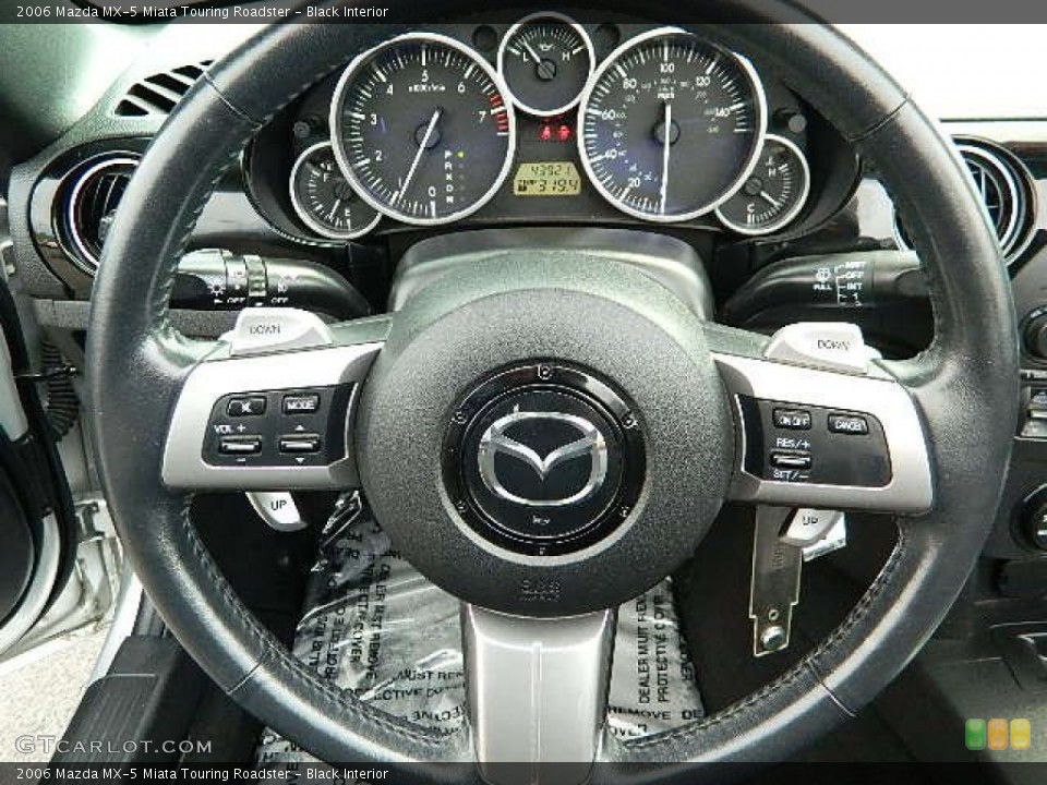 Black Interior Steering Wheel for the 2006 Mazda MX-5 Miata Touring Roadster #76147855