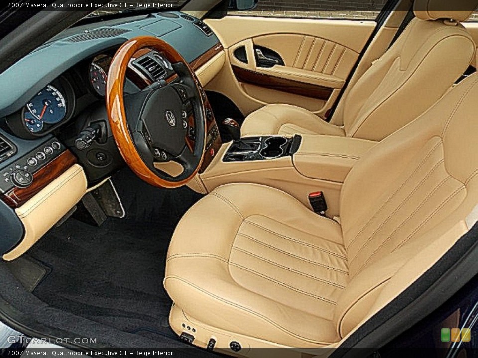 Beige Interior Photo for the 2007 Maserati Quattroporte Executive GT #76151289