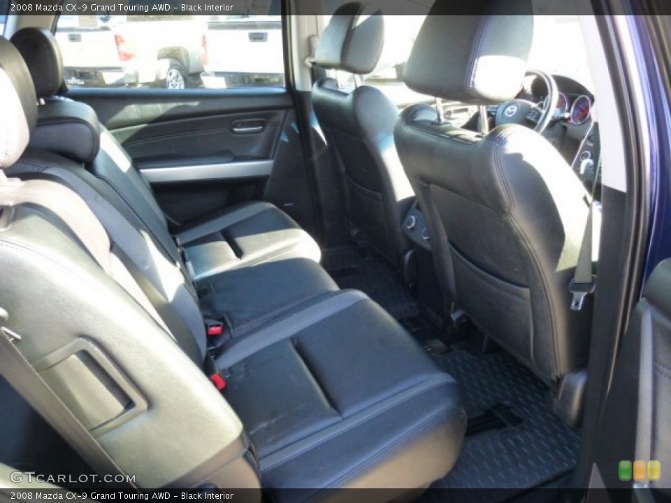 Black Interior Rear Seat for the 2008 Mazda CX-9 Grand Touring AWD #76151304