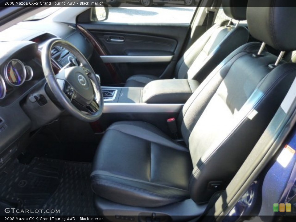Black Interior Front Seat for the 2008 Mazda CX-9 Grand Touring AWD #76151316
