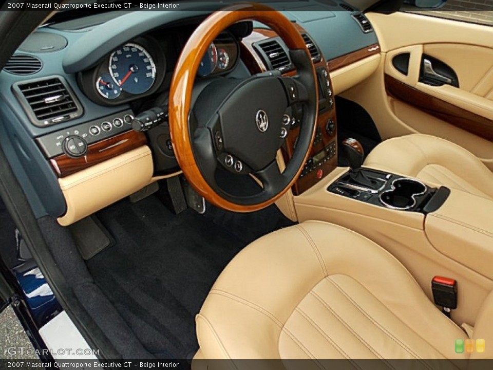 Beige Interior Prime Interior for the 2007 Maserati Quattroporte Executive GT #76151340