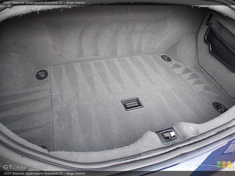 Beige Interior Trunk for the 2007 Maserati Quattroporte Executive GT #76151554