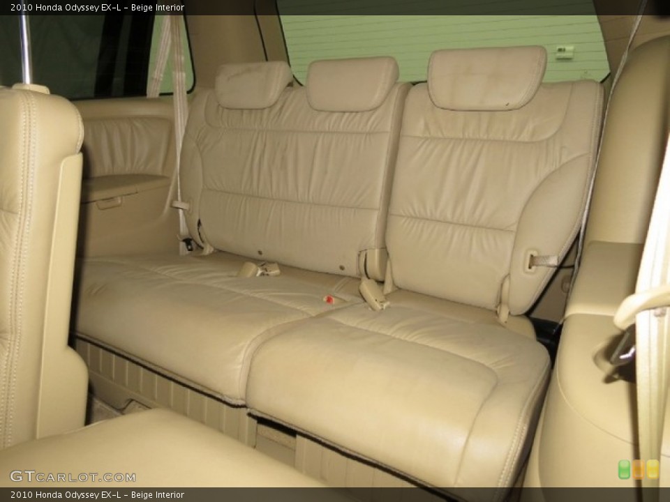 Beige Interior Rear Seat for the 2010 Honda Odyssey EX-L #76153833