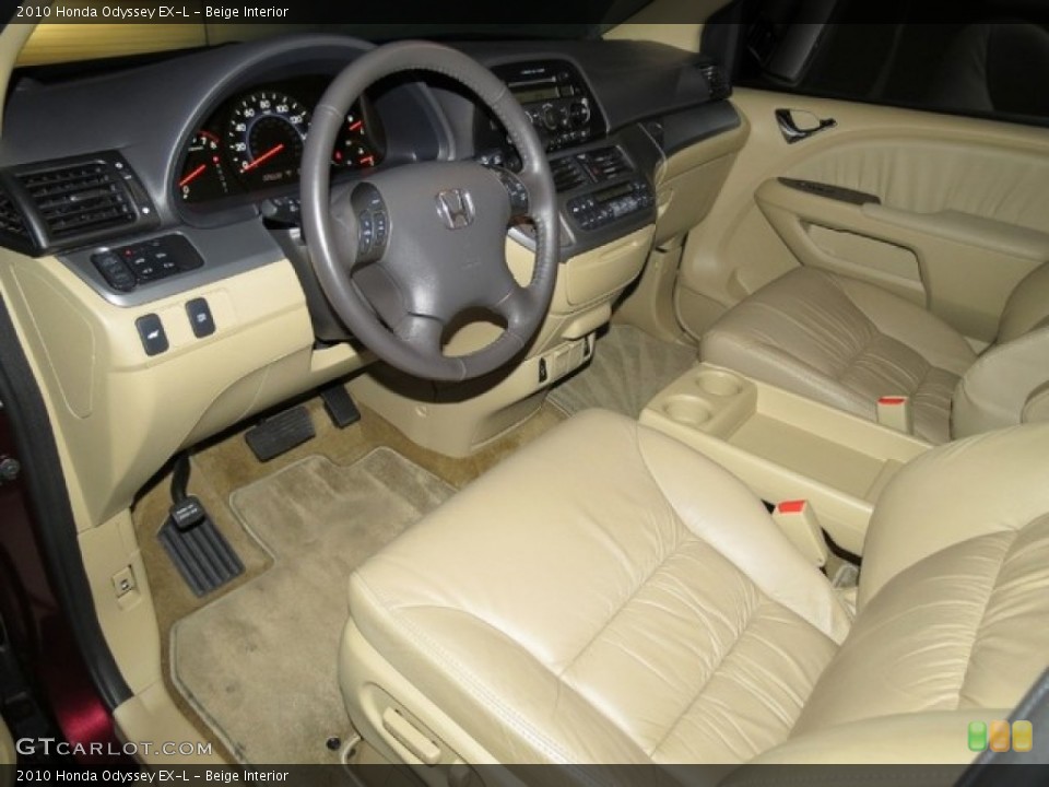 Beige Interior Prime Interior for the 2010 Honda Odyssey EX-L #76153848