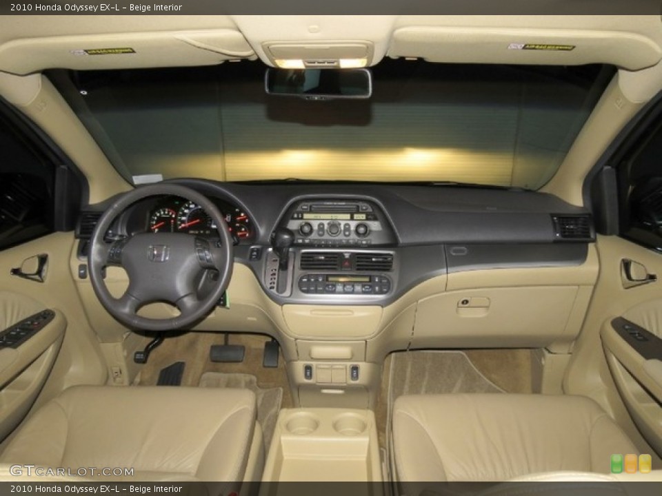 Beige Interior Dashboard for the 2010 Honda Odyssey EX-L #76153864