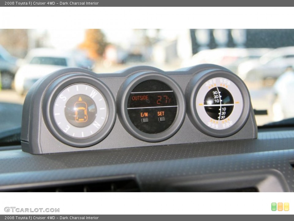 Dark Charcoal Interior Gauges for the 2008 Toyota FJ Cruiser 4WD #76155549