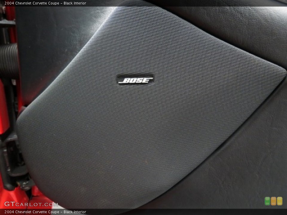 Black Interior Audio System for the 2004 Chevrolet Corvette Coupe #76155909