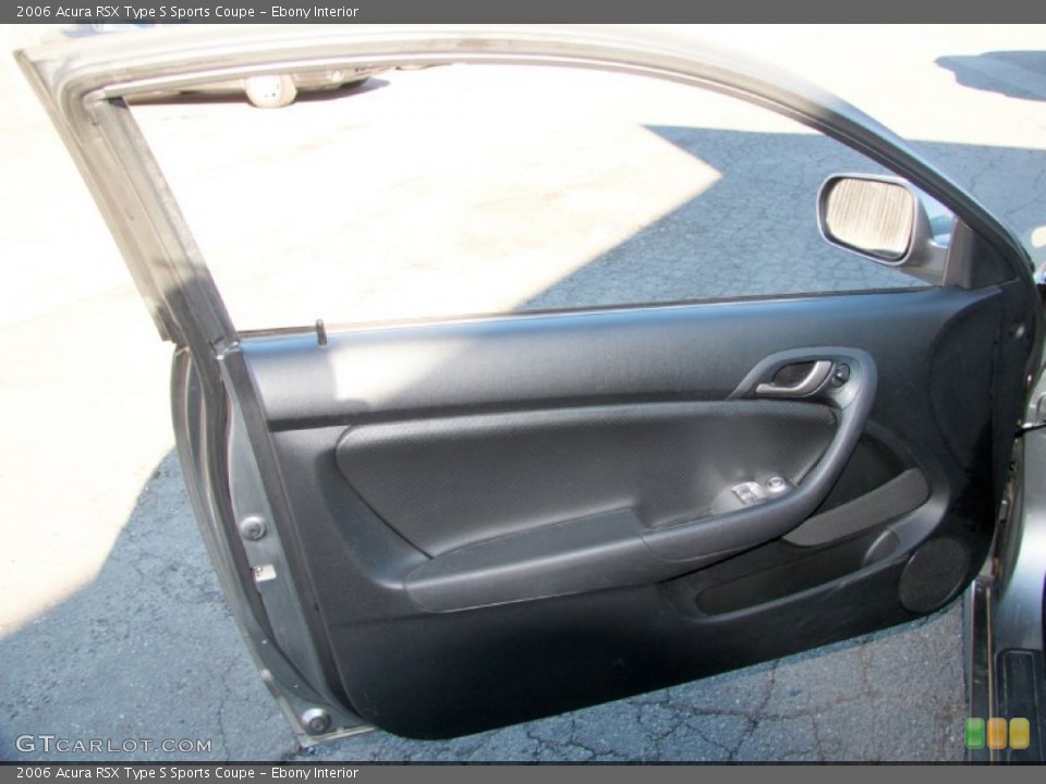 Ebony Interior Door Panel for the 2006 Acura RSX Type S Sports Coupe #76156142