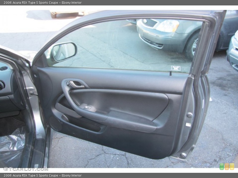 Ebony Interior Door Panel for the 2006 Acura RSX Type S Sports Coupe #76156158