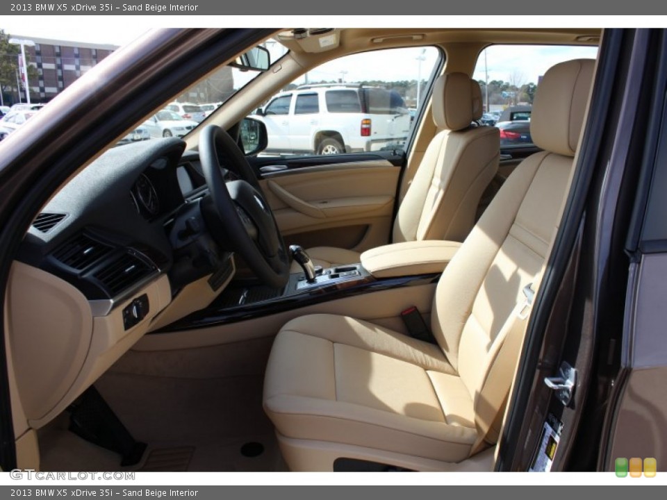 Sand Beige Interior Front Seat for the 2013 BMW X5 xDrive 35i #76162151