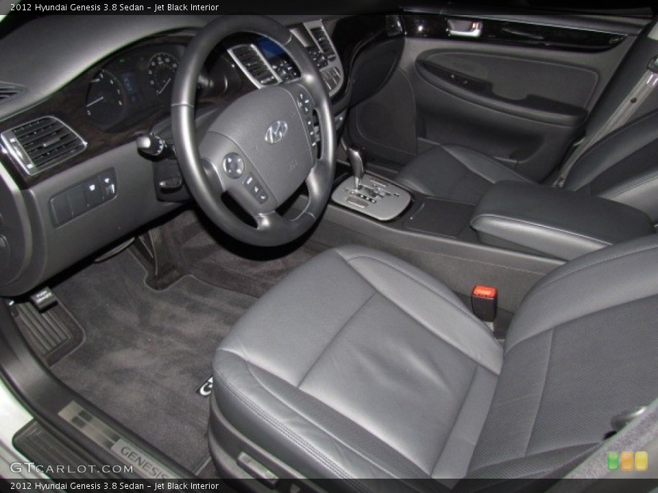 Jet Black Interior Photo for the 2012 Hyundai Genesis 3.8 Sedan #76166220