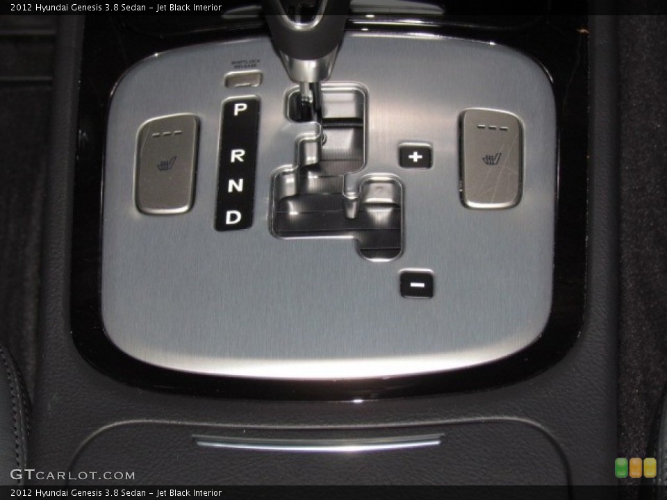 Jet Black Interior Transmission for the 2012 Hyundai Genesis 3.8 Sedan #76166330