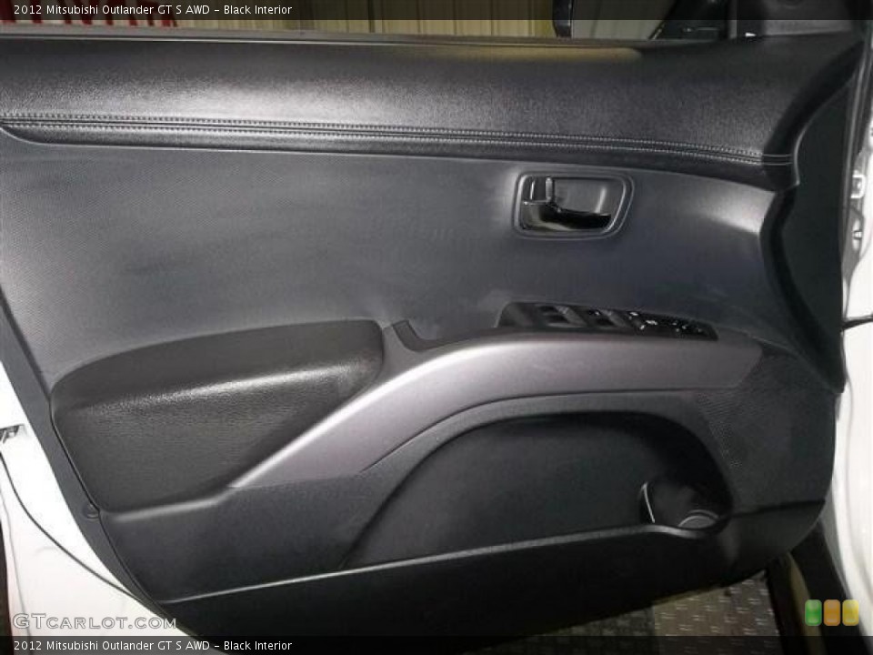 Black Interior Door Panel for the 2012 Mitsubishi Outlander GT S AWD #76167500