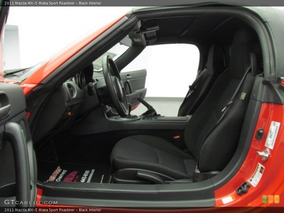 Black Interior Photo for the 2011 Mazda MX-5 Miata Sport Roadster #76168565