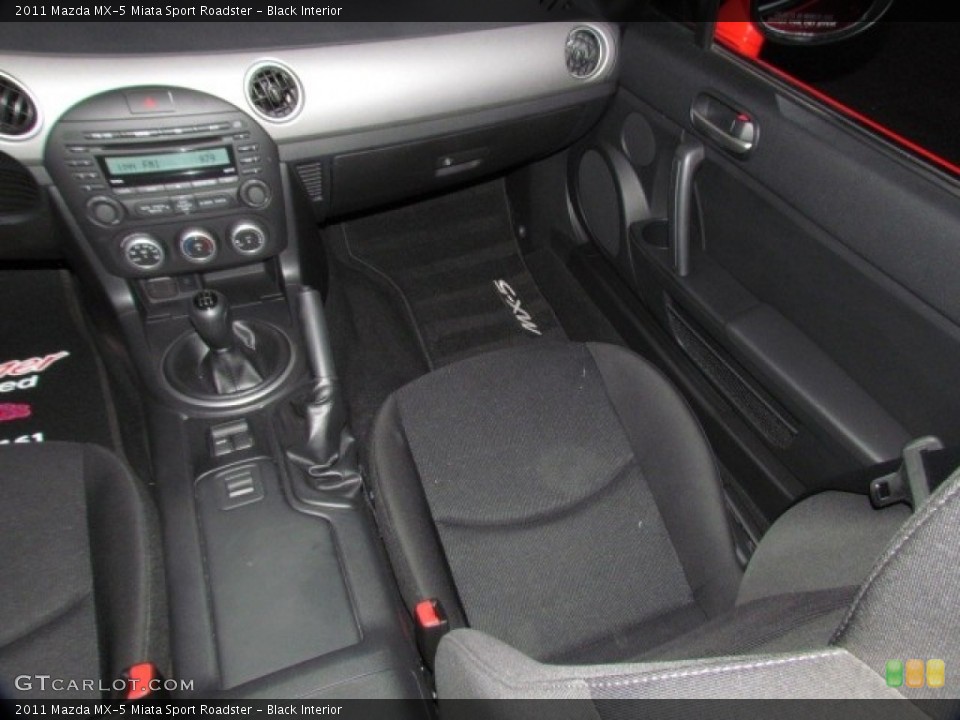 Black Interior Dashboard for the 2011 Mazda MX-5 Miata Sport Roadster #76168676