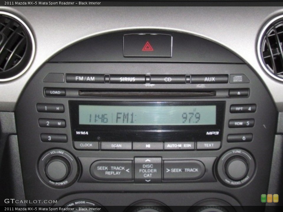 Black Interior Audio System for the 2011 Mazda MX-5 Miata Sport Roadster #76168691