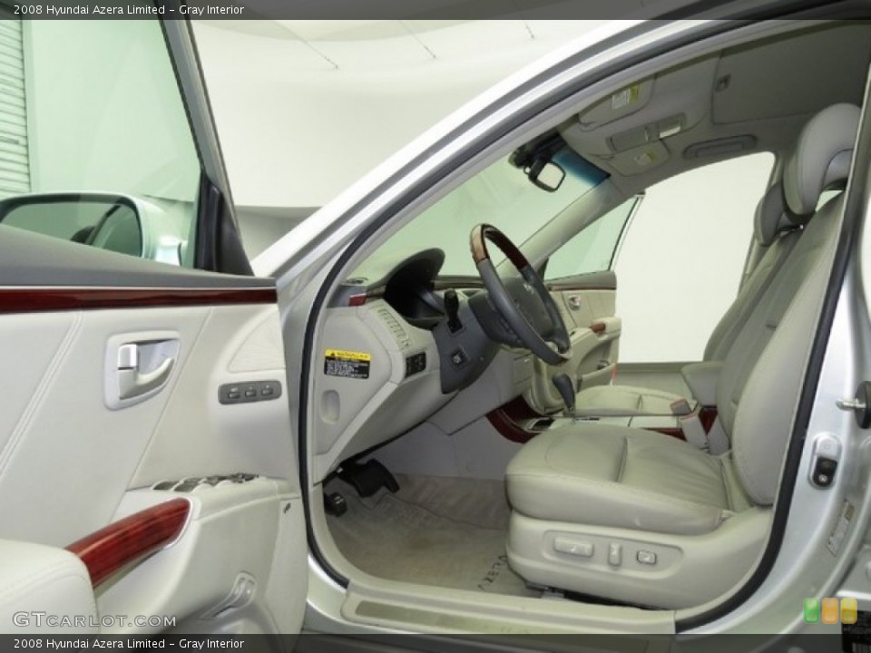 Gray Interior Photo for the 2008 Hyundai Azera Limited #76169717