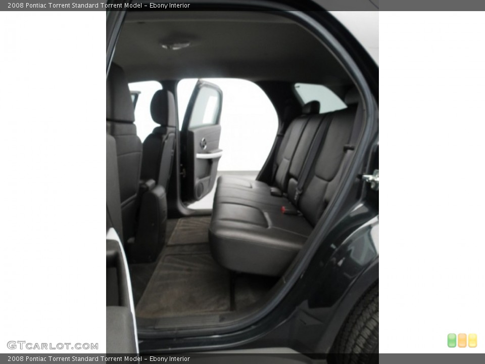 Ebony Interior Rear Seat for the 2008 Pontiac Torrent  #76171697