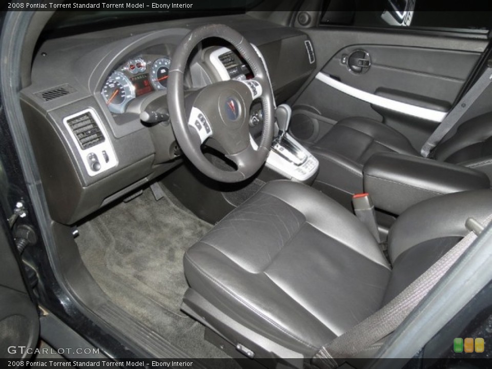 Ebony Interior Prime Interior for the 2008 Pontiac Torrent  #76171709