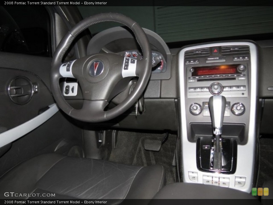 Ebony Interior Steering Wheel for the 2008 Pontiac Torrent  #76171742
