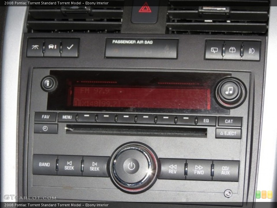 Ebony Interior Audio System for the 2008 Pontiac Torrent  #76171796