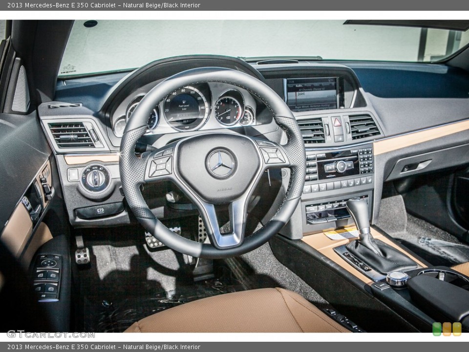 Natural Beige/Black Interior Photo for the 2013 Mercedes-Benz E 350 Cabriolet #76172648