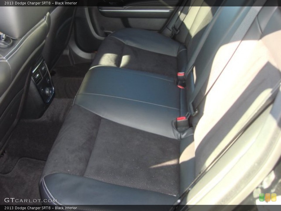 Black Interior Rear Seat for the 2013 Dodge Charger SRT8 #76173763