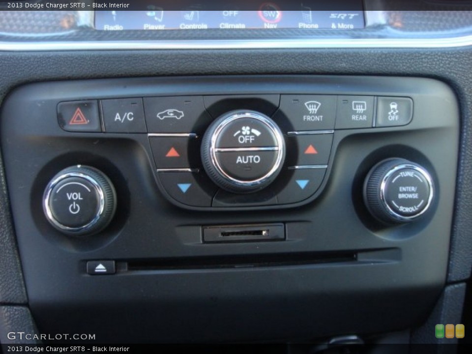 Black Interior Controls for the 2013 Dodge Charger SRT8 #76173908