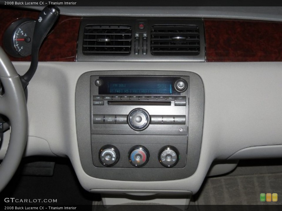 Titanium Interior Controls for the 2008 Buick Lucerne CX #76174563