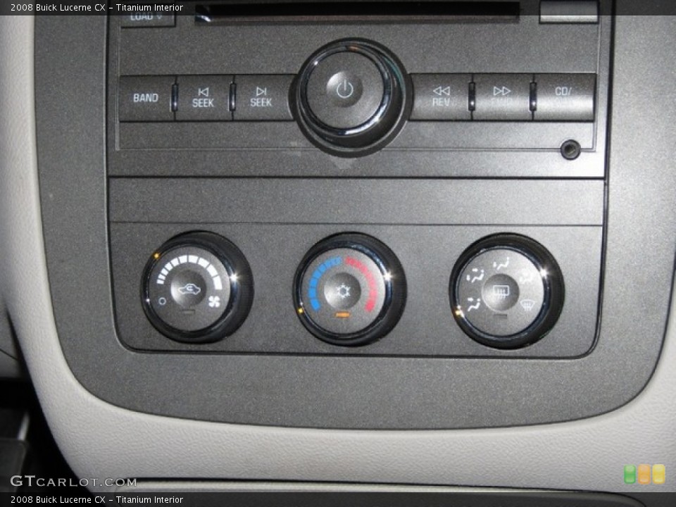 Titanium Interior Controls for the 2008 Buick Lucerne CX #76174585