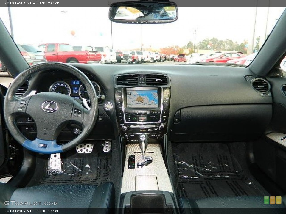Black Interior Dashboard for the 2010 Lexus IS F #76176322