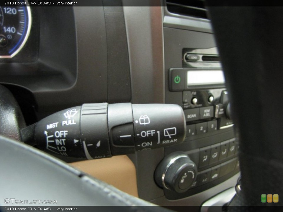 Ivory Interior Controls for the 2010 Honda CR-V EX AWD #76176362