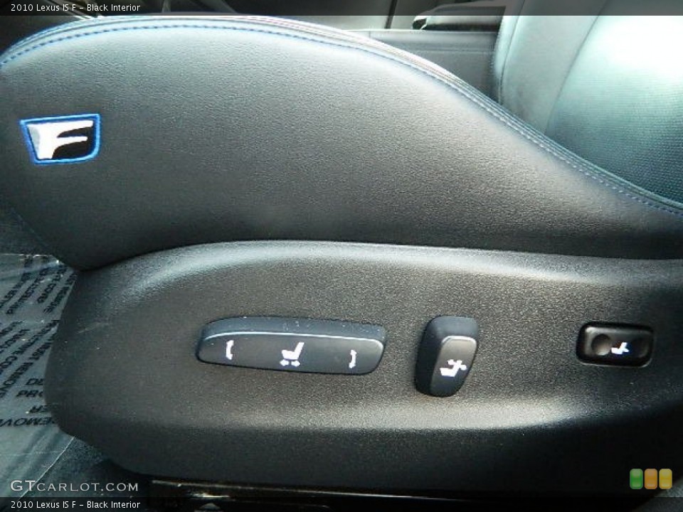 Black Interior Controls for the 2010 Lexus IS F #76176371