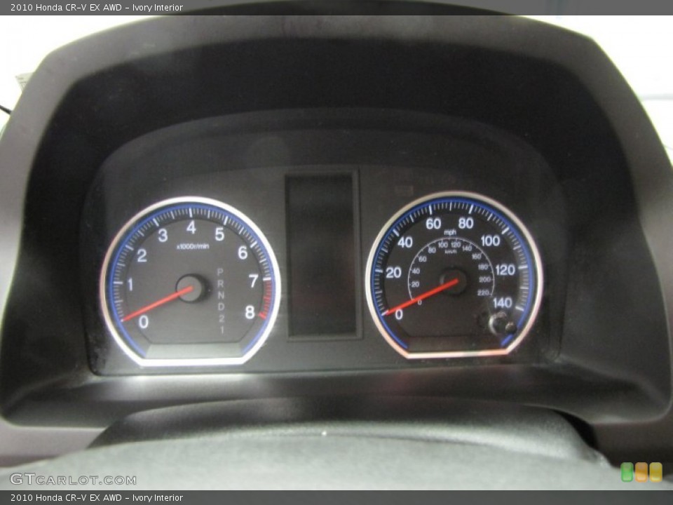 Ivory Interior Gauges for the 2010 Honda CR-V EX AWD #76176377