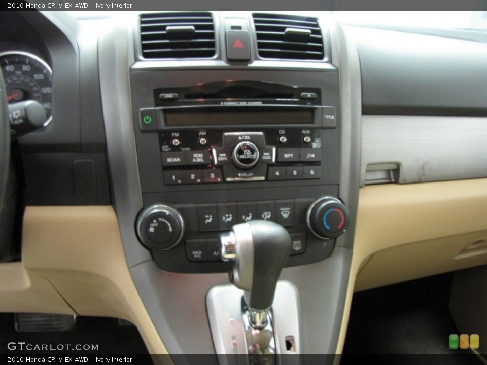 Ivory Interior Controls for the 2010 Honda CR-V EX AWD #76176422