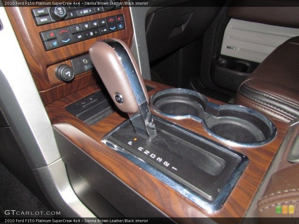 Sienna Brown Leather/Black Interior Transmission for the 2010 Ford F150 Platinum SuperCrew 4x4 #76177340
