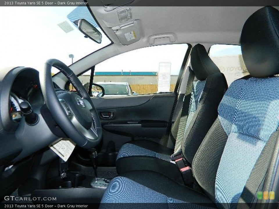 Dark Gray Interior Photo for the 2013 Toyota Yaris SE 5 Door #76179215