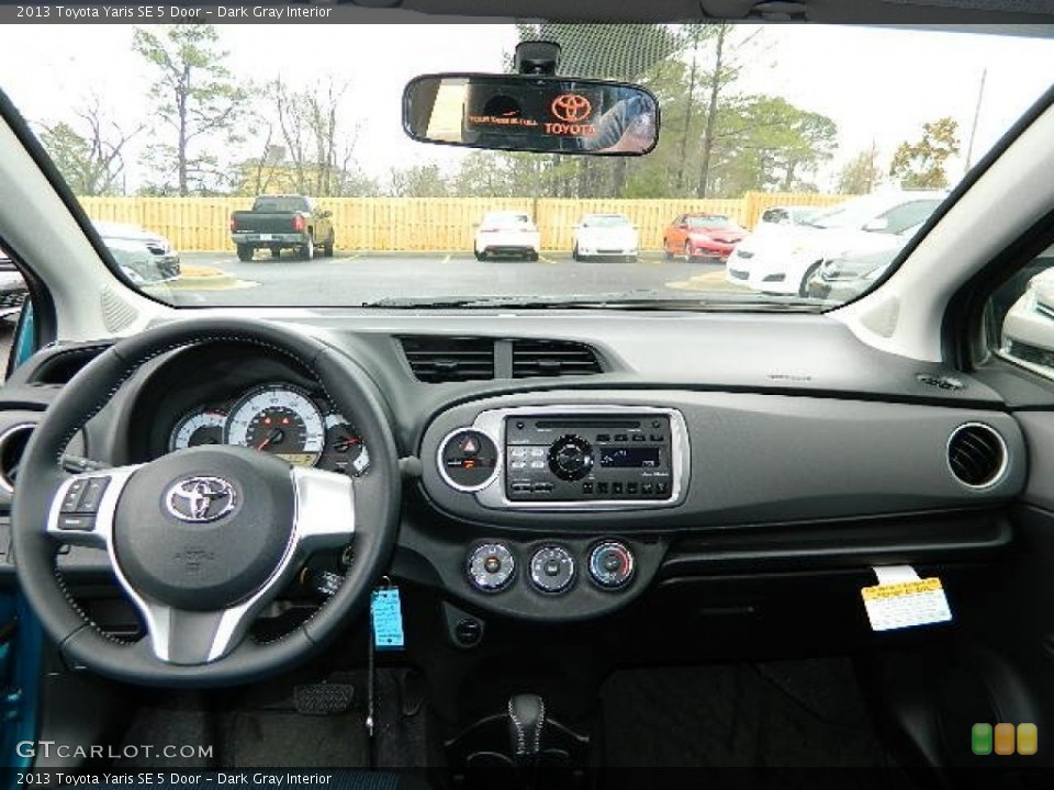 Dark Gray Interior Dashboard for the 2013 Toyota Yaris SE 5 Door #76179464