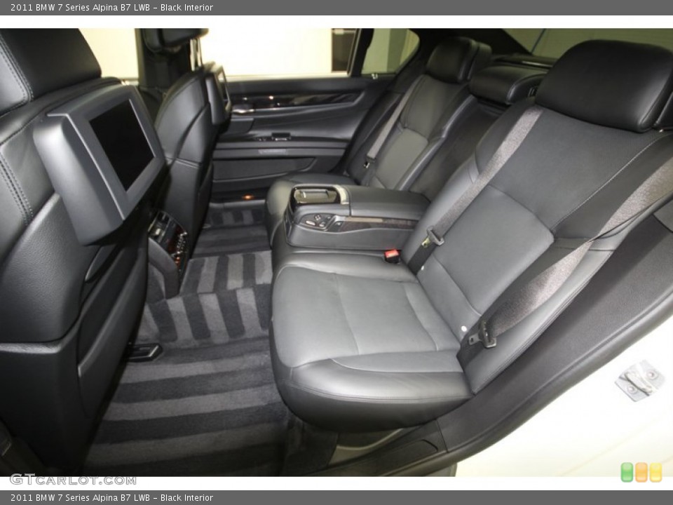 Black Interior Rear Seat for the 2011 BMW 7 Series Alpina B7 LWB #76188758