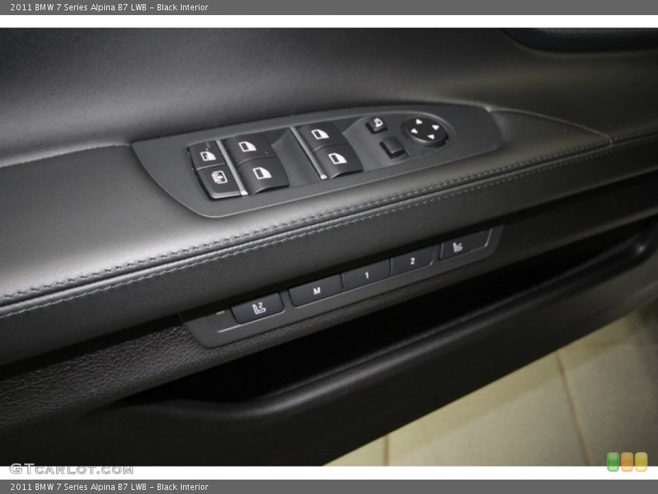 Black Interior Controls for the 2011 BMW 7 Series Alpina B7 LWB #76188791