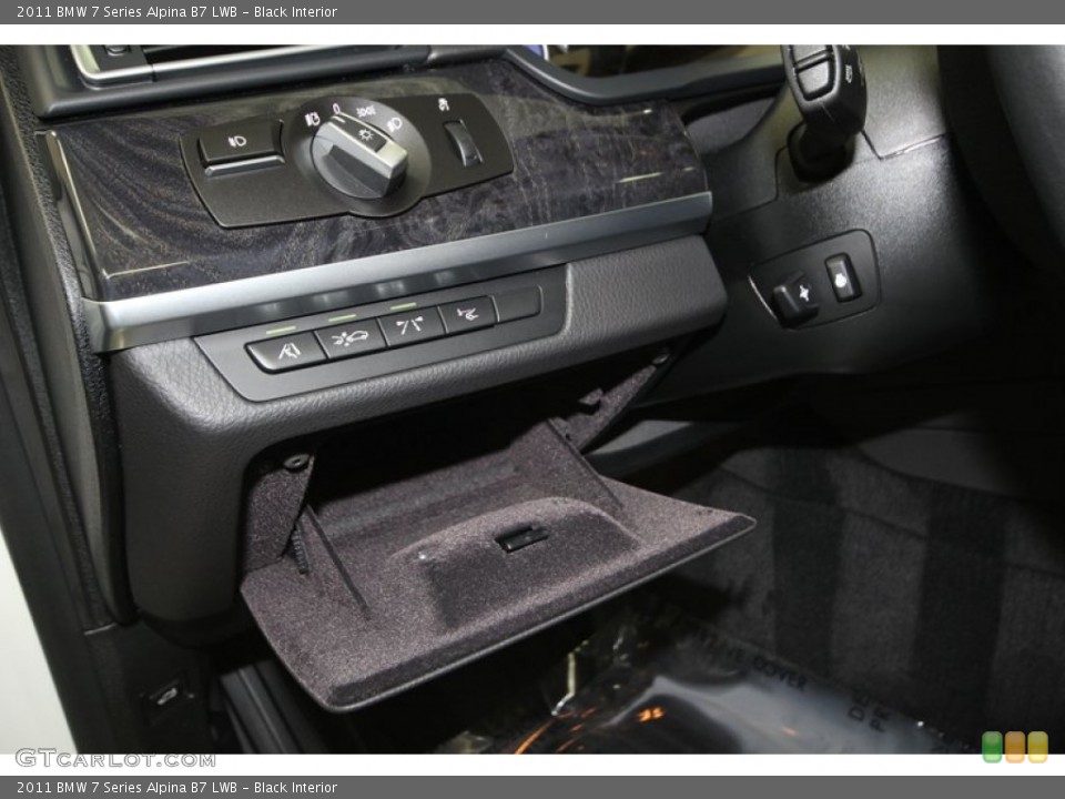 Black Interior Controls for the 2011 BMW 7 Series Alpina B7 LWB #76189020