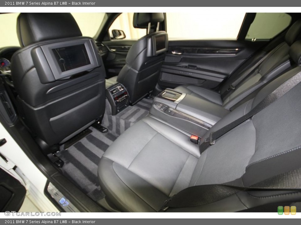 Black Interior Rear Seat for the 2011 BMW 7 Series Alpina B7 LWB #76189038