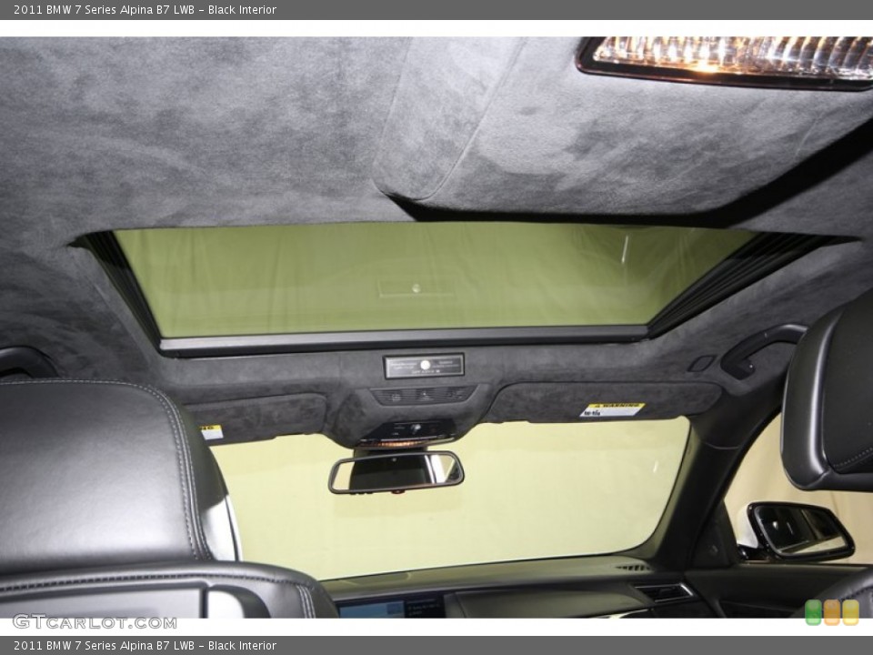 Black Interior Sunroof for the 2011 BMW 7 Series Alpina B7 LWB #76189139