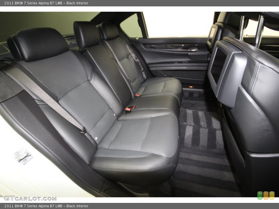 Black Interior Rear Seat for the 2011 BMW 7 Series Alpina B7 LWB #76189352
