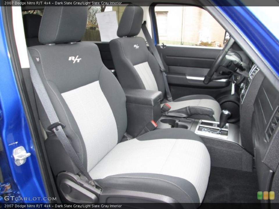 Dark Slate Gray/Light Slate Gray Interior Front Seat for the 2007 Dodge Nitro R/T 4x4 #76190211