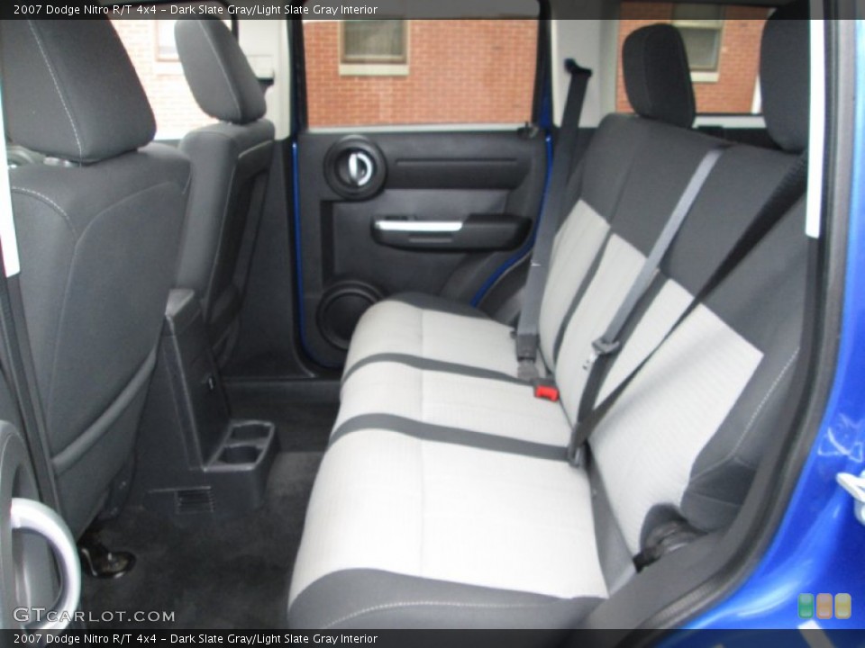 Dark Slate Gray/Light Slate Gray Interior Rear Seat for the 2007 Dodge Nitro R/T 4x4 #76190261