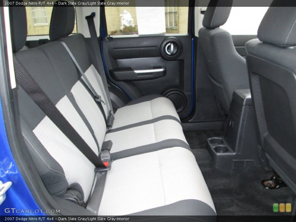 Dark Slate Gray/Light Slate Gray Interior Rear Seat for the 2007 Dodge Nitro R/T 4x4 #76190285