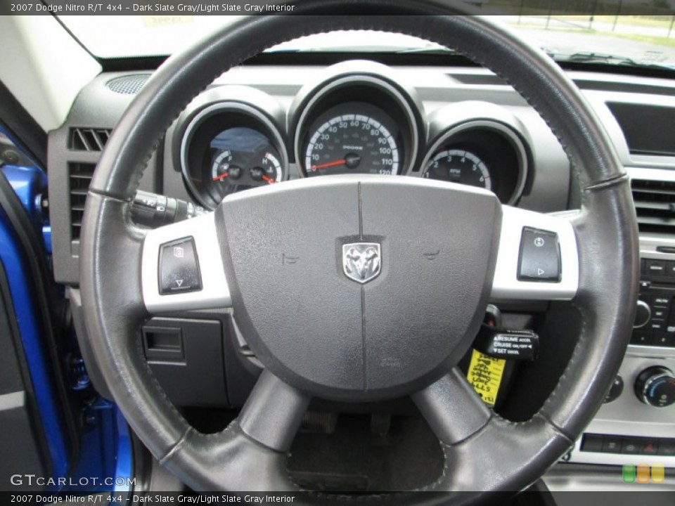Dark Slate Gray/Light Slate Gray Interior Steering Wheel for the 2007 Dodge Nitro R/T 4x4 #76190372
